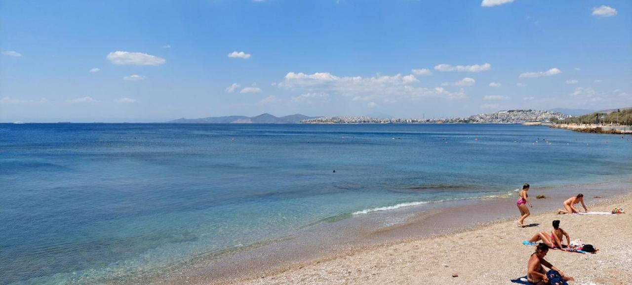 Athens Riviera Apt With Seaview, 15' To Acropolis Bagian luar foto